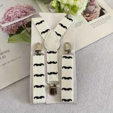 1pc Cartoon Adjustable Elastic Suspenders Shirt Suit Decorative Belt For Boys And Girls
