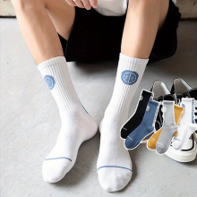 10pairs Girls Kids Casual Sports Socks Basketball Socks Running Socks Breathable Comfy Sweat Absorption Socks For All Seasons Childrens Socks
