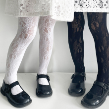 2pairs Girls Mesh Lace Elastic Pantyhose Decorative Accessories For Party Performance