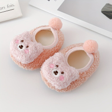 Christmas Animal Slippers 1pair Non slip Baby Toddler Shoes Socks for Girls & Boys