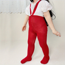 1pair Girls Casual Plain High Elastic Overalls Tights Pantyhose For Spring Summer Kids Teen
