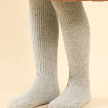 Girls Striped Knitted Cotton Leggings For Spring & Fall