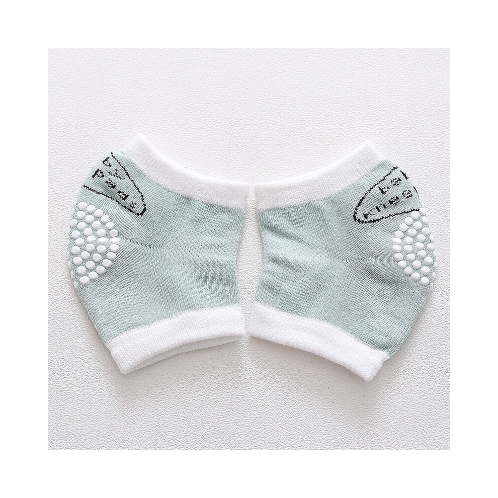 Baby Knee Pads Elastic Anti Slip For Crawling Safety Walking Kneepads For Boys And Girls Green