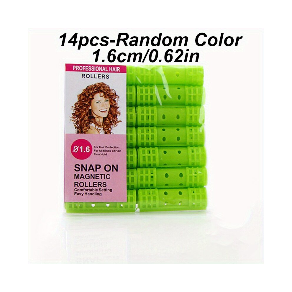 Hair Rollers Curlers Snap Rollers Self Grip Rollers Hairdressing Curlers No Heat Hair Curlers For DIY Hairdressing Hair Salon Hair Barber 6 Sizes Stra