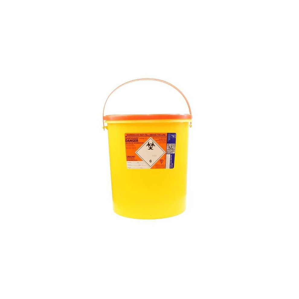 22 Litre Sharpsguard Orange Sharps Bin