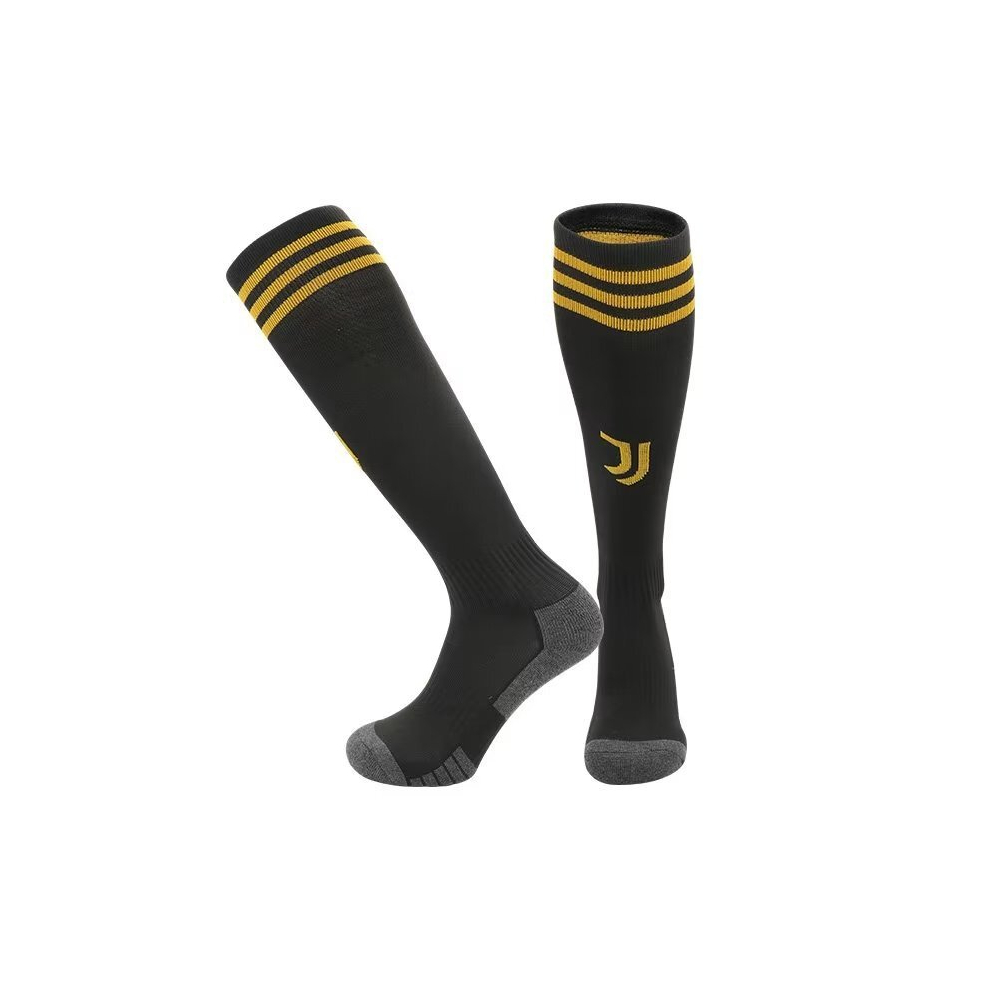 (Juventus Home, Adults(EU37-45)) Bonhause 23-24 New Season Football Socks For Kids Adult Training Sport Racing Stocking