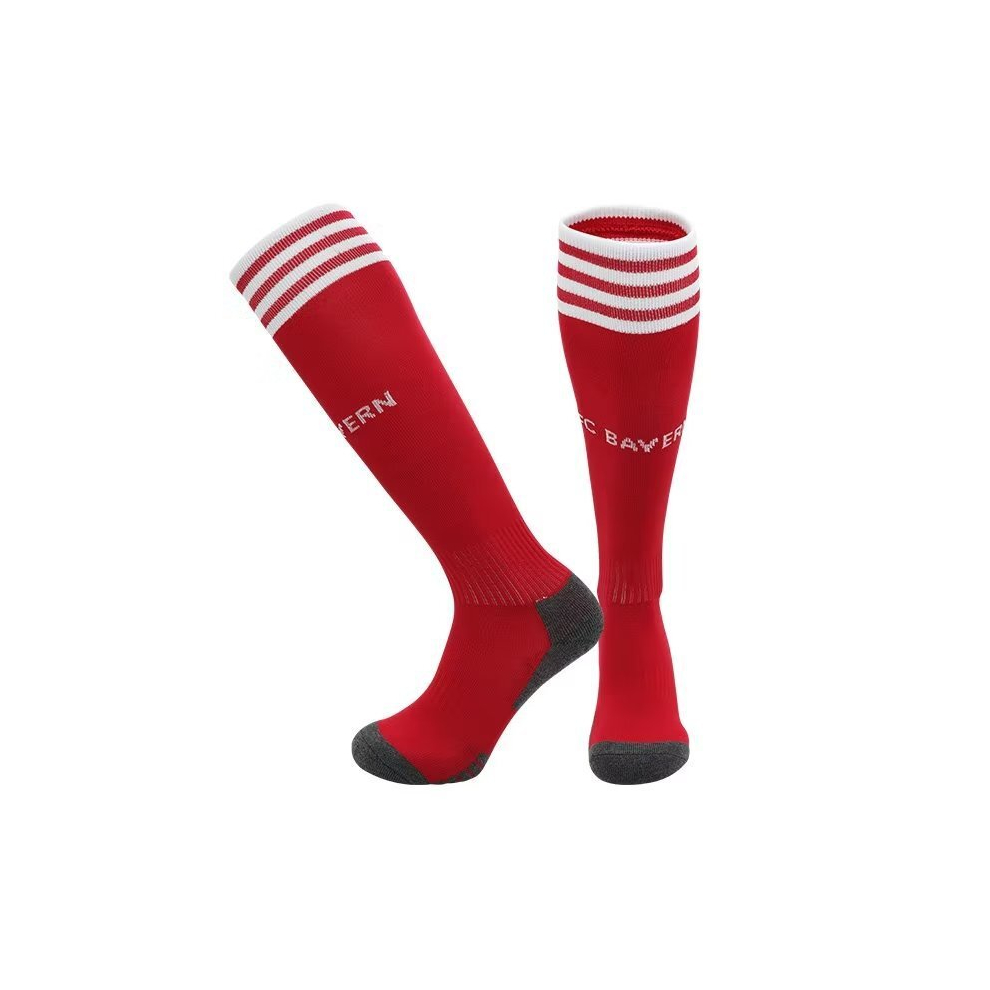 (Bayern Home, Kids(EU30-36)) Bonhause 23-24 New Season Football Socks For Kids Adult Training Sport Racing Stocking