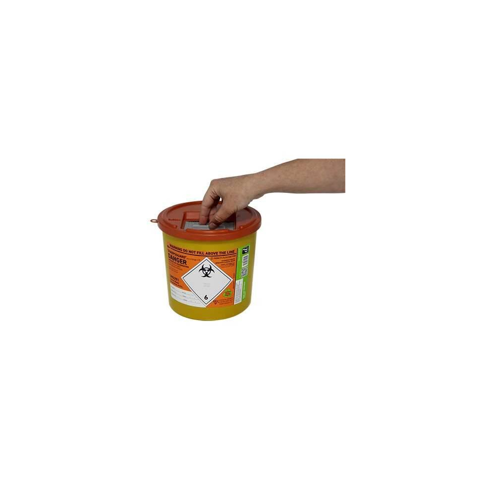 2.5 Litre Eco Orange Sharps Bin