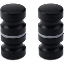 2pcs Black Bathroom Pull Handles, Shower Glass Door Knobs, Back To Back Shower Door Knobs