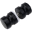 2pcs Black Bathroom Pull Handles, Shower Glass Door Knobs, Back To Back Shower Door Knobs 2
