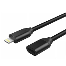 1m Lightning Extension Cable For Iphone Ipad, Iphone Extension Cable Apple Mfi Certified Female To Male Connector Pass Audio Video Music Data Transfer