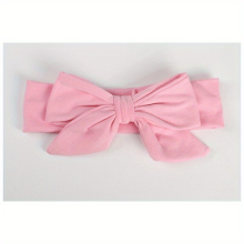 Baby Decorative Headbands Girls Bowknot Turban Toddler Hairbands Solid Soft Hair Accessory