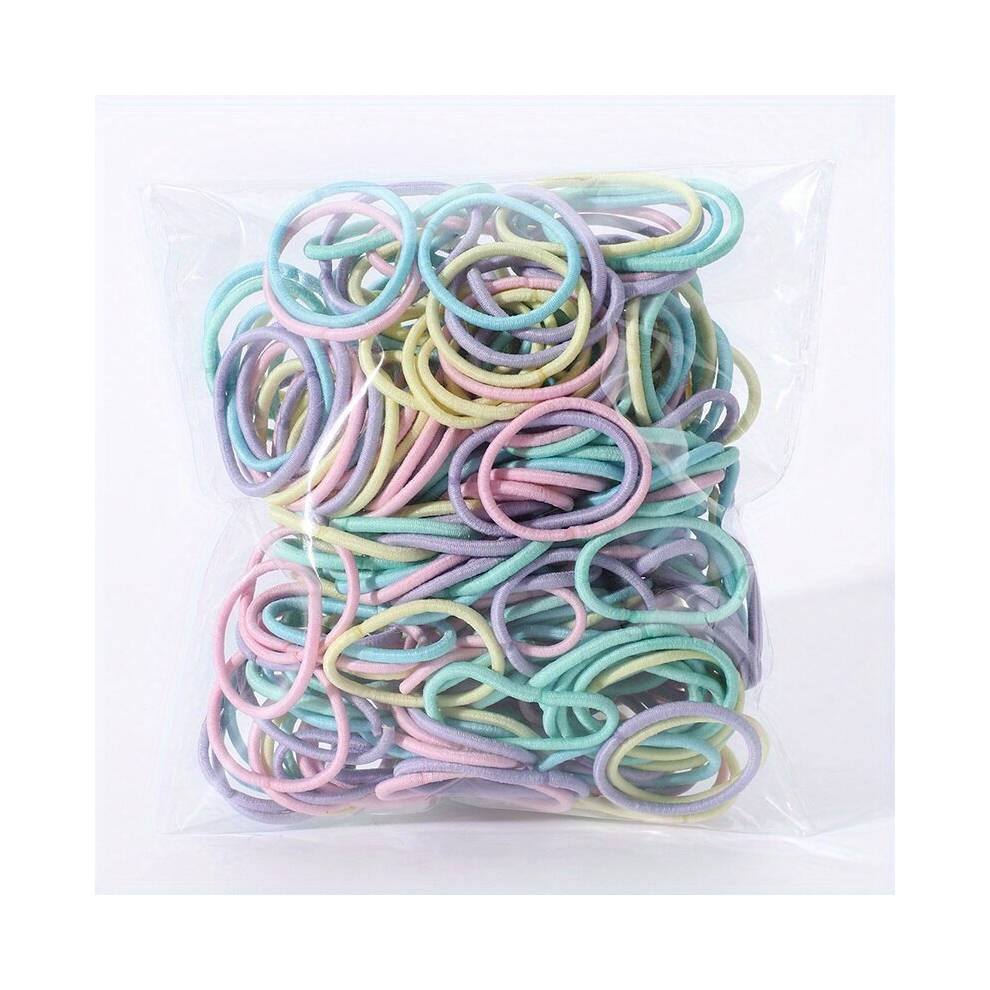 50pcs Colorful Elastic Hair Ties Hair Bands Decorative Hair Accessories Set Holiday Gift For Baby Girls-image-OPC-PCMV2XC-NEW