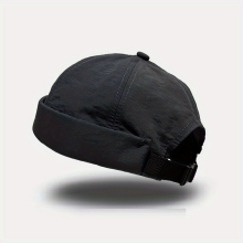 Quick Dry Brimless Hat Lightweight Daily Beanie Mesh Beanie Docker Cap Sailor Rolled Cuff Harbour Hat Casual Skullcap