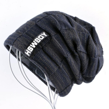 Winter Beanie Hat For Men Warm Knit Hat Thick Warmer Winter Cap