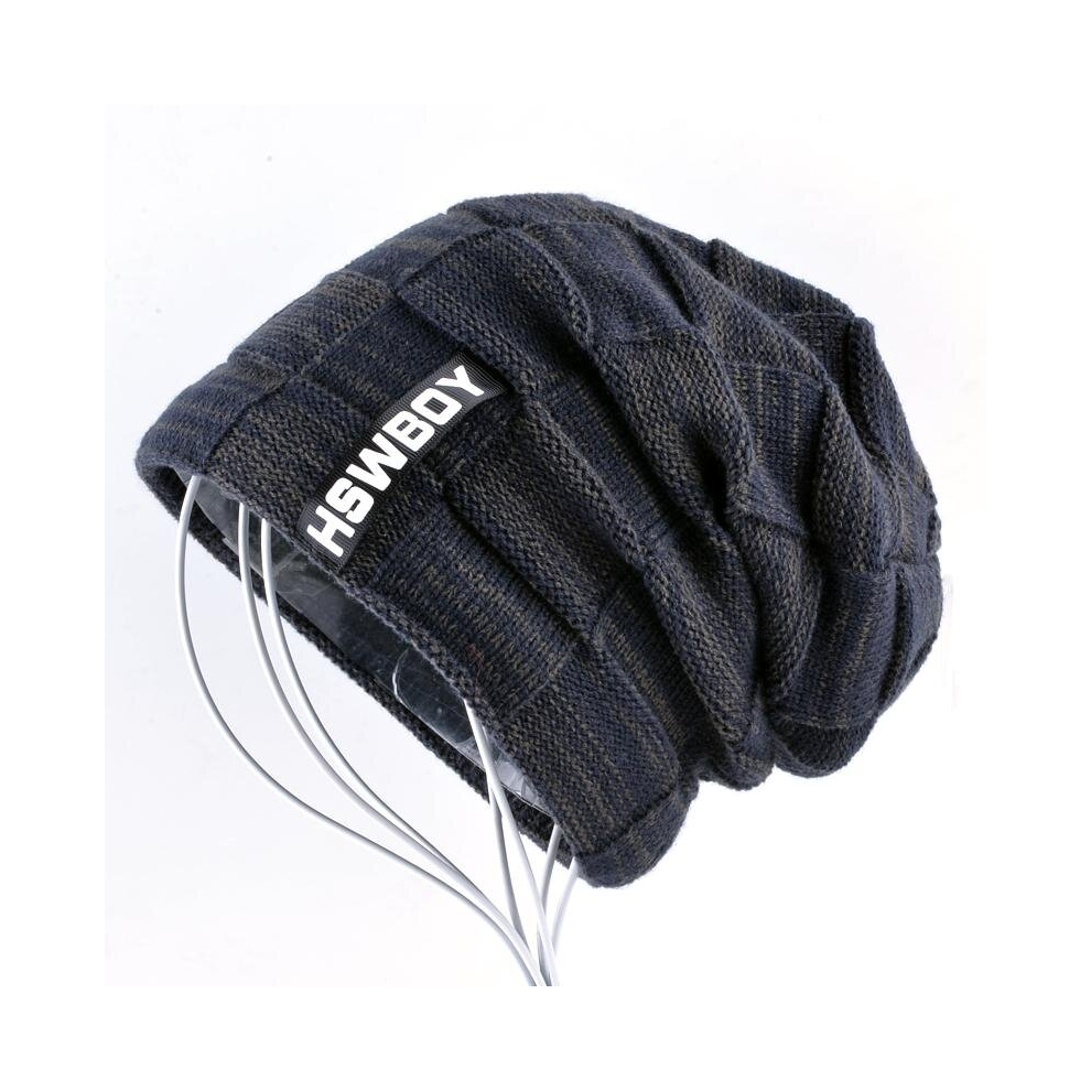 Winter Beanie Hat For Men Warm Knit Hat Thick Warmer Winter Cap