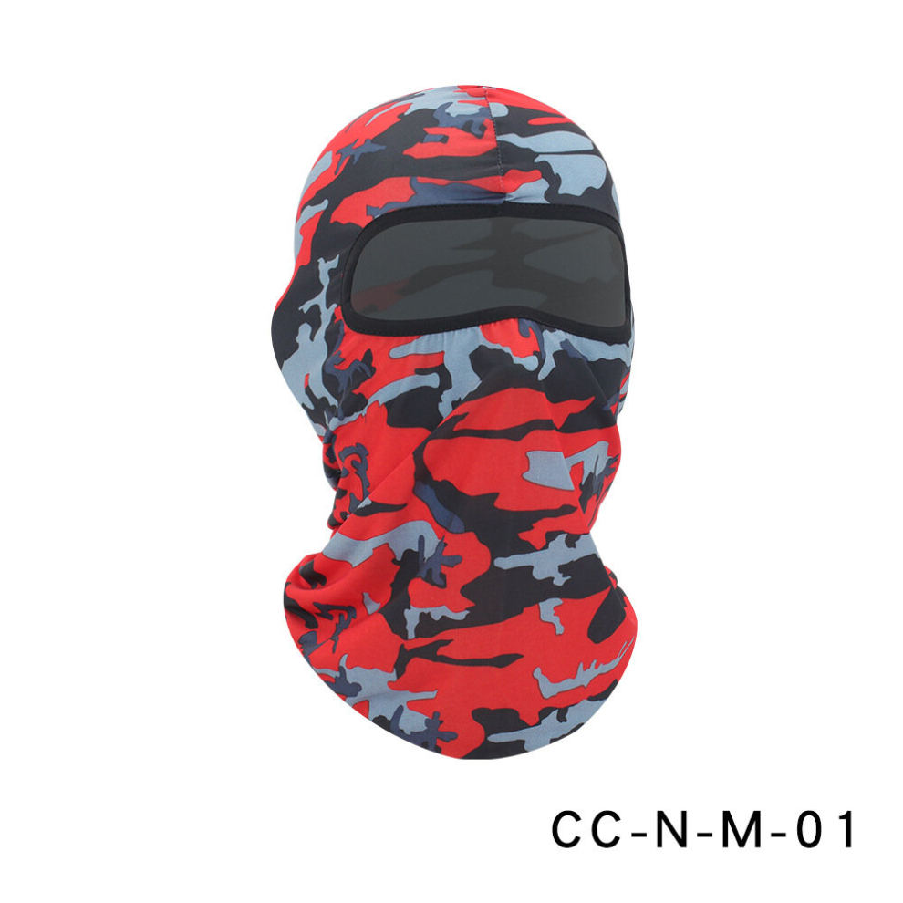 Breathable Ice Silk Face Balaclava Mask Long Neck Gaiter Cover Outdoor Sports Face Mask Multicoloured 885674989529