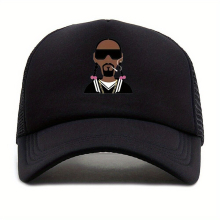 1pc Unisex Sunshade Breathable Adjustable Casual Baseball Cap With Pattern For Outdoor Sport