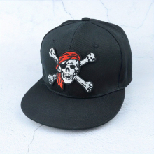 Skull Embroidery Hip Hop Cap Pirate Skull Adjustable Snapback Hat For Men Boys Outdoor Accessories