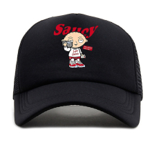 1pc Sunshade Breathable Adjustable Casual Baseball Cap With Cartoon Embroidery For Outdoor Sport