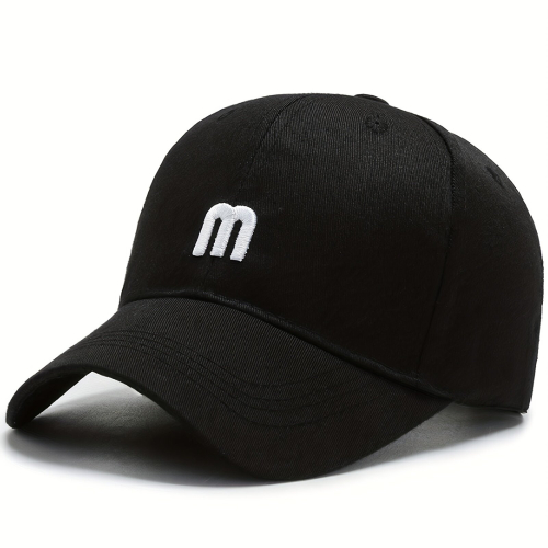 Small M Embroidery Casual Baseball Cap Unisex 1