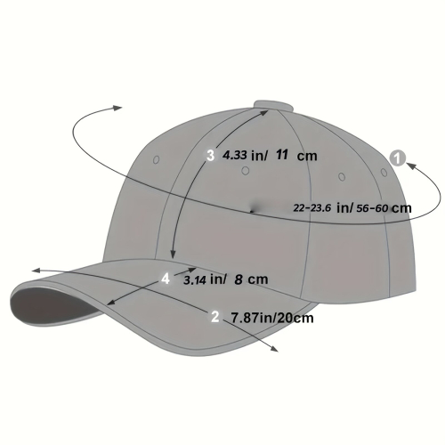 Small M Embroidery Casual Baseball Cap Unisex 2