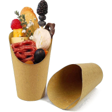50 Pcs French Fries Holder, 12oz Disposable Paper French Fry Cups Charcuterie Cups For All Occasions (12oz)