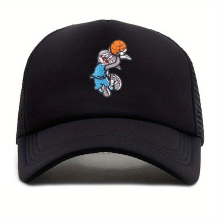 1pc Unisex Sunshade Breathable Adjustable Casual Baseball Cap With Pattern For Outdoor Sport