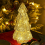 Christmas Tree Timer Lighted 12 Inches  Glass Xmas Home Decor 6