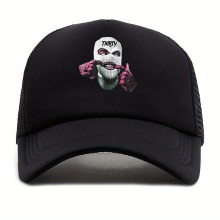 1pc Unisex Sunshade Breathable Adjustable Casual Baseball Cap With Pattern For Outdoor Sport