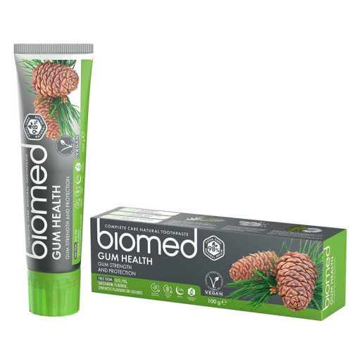 BIOMED Herbal Mint Toothpaste - 98% Natural with Essential Oils - 100g