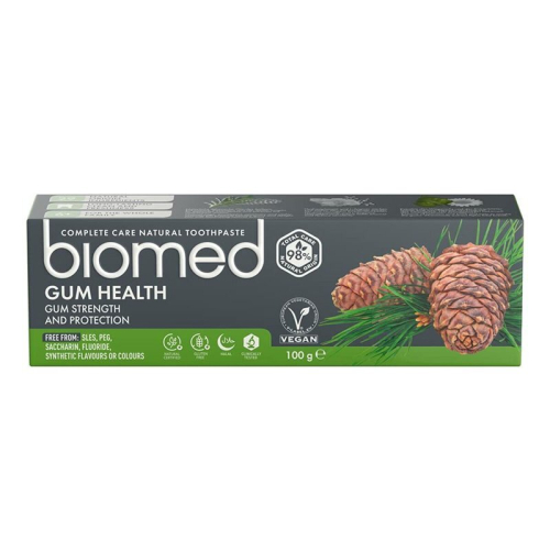 BIOMED Herbal Mint Toothpaste - 98% Natural with Essential Oils - 100g 2