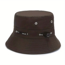 Summer Mens Bucket Hat Sun Protection Hat Adjustable Fisherman Hat