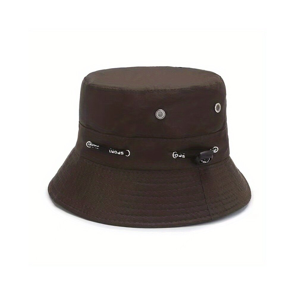 Summer Mens Bucket Hat Sun Protection Hat Adjustable Fisherman Hat