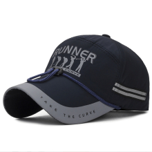 1pc In Spring And Summer Mens Sunshade Fishing Hat With Long Eaves And Windproof Rope Is Added Outdoor Night Reflective Baseball Cap