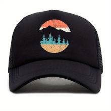 1pc Unisex Sunshade Breathable Adjustable Casual Baseball Cap For Outdoor Sport