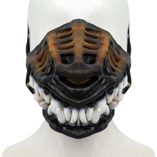 Fashion Dog Mouth Mask Padded Latex Rubber Muzzles For Large Dog Role Play Dog Mask Puppy Halloween Cosplay Photo Props