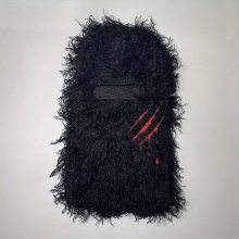 Y2K Embroidered Balaclava Full Ski Mask Knitted Camo Headwear Unisex Y2K Knitted Hat Mask For Men And Women