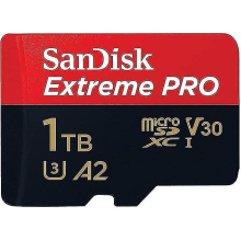 Replace Sandisk 1tb Extreme Pro Microsdxc Card   Sd Adapter   Rescuepro Deluxe Compatible With Up To 200mb/s, With A2 App Performance, Uhs-i, Class 10
