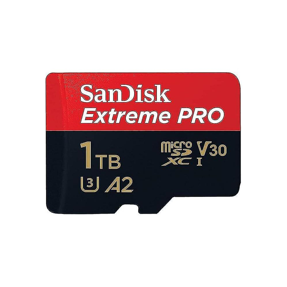 Replace Sandisk 1tb Extreme Pro Microsdxc Card   Sd Adapter   Rescuepro Deluxe Compatible With Up To 200mb/s, With A2 App Performance, Uhs-i, Class 10