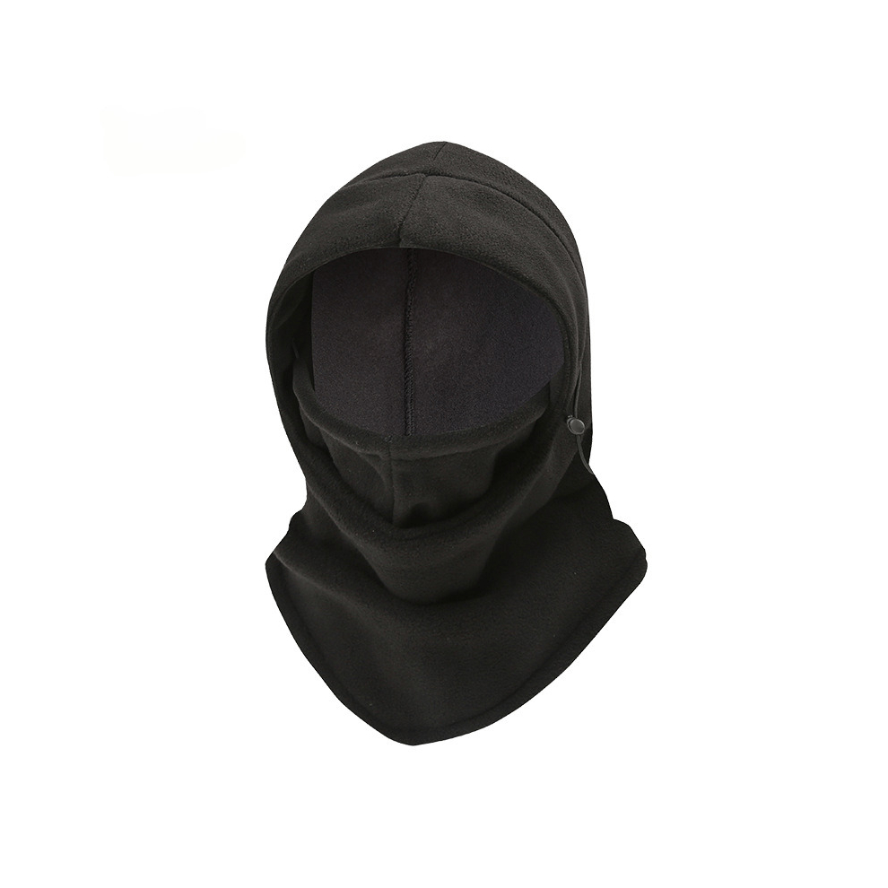 1Pc Winter Windproof Hooded Balaclava Face Warm Hat For Sports Bicycle Riding Hat Black 885675033481