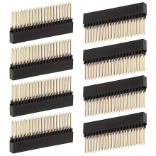 8pcs,2x20(40 Pin) Extra Tall Female 0.1 Inch Pitch Stacking Header For A /b /pi 2/pi 3 Extra Tall He