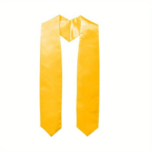 Middle And High School Graduation Season Ribbon Ceremonial Shoulder Strap Solid Graduation Ceremonial Belt Honor Awarded Satin Shawl