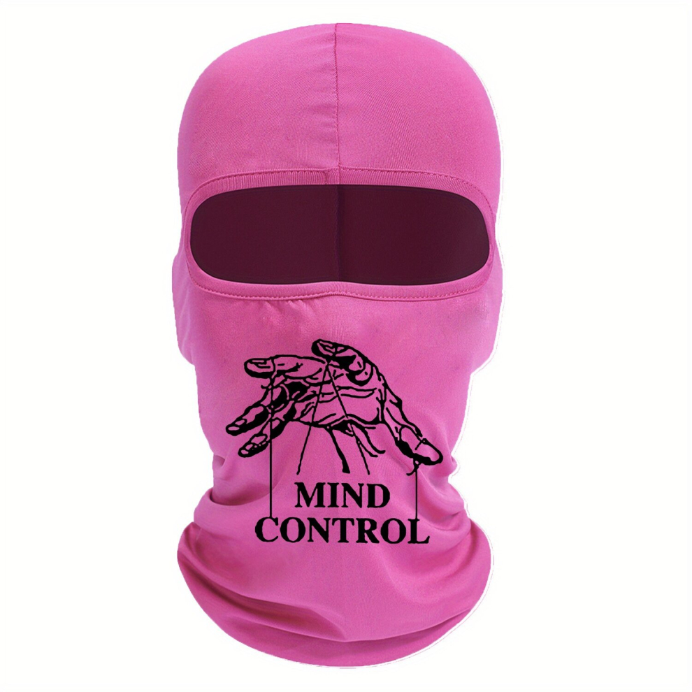 1Pc Mind Control Printed Mens Summer Sunscreen Mask Balaclava Multicoloured 885675035508
