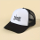 Mens Letter Embroidery Half Mesh Breathable Baseball Cap 1
