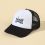 Mens Letter Embroidery Half Mesh Breathable Baseball Cap 4