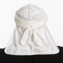 Velvet Wave Durag Soft Durag Headwear With Extra Long Tail Perfect For 360 Waves