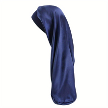 Unisex Oversized Elastic Wide Brim Long Cap Long Hair Tin Sleeping Cap Beauty Hairdress Pullover Hat Long Hair Sleeping Cap Sleeping Cap For Men And W