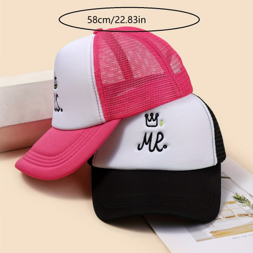 2pcs Baseball Cap Set Outdoor Mesh Caps 2
