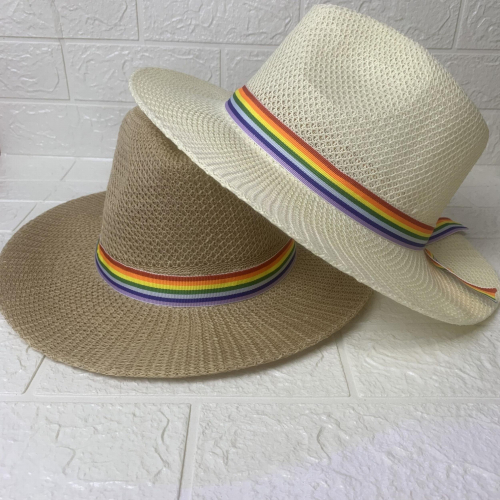 Rainbow Ribbon Summer Sun Hat Sun Hat 1
